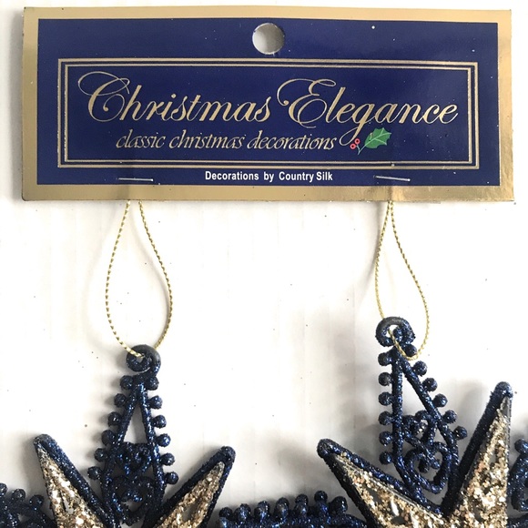 2 Star Christmas Tree Ornaments Christmas Decoration - NWT Gift 🎁 - Picture 4 of 4